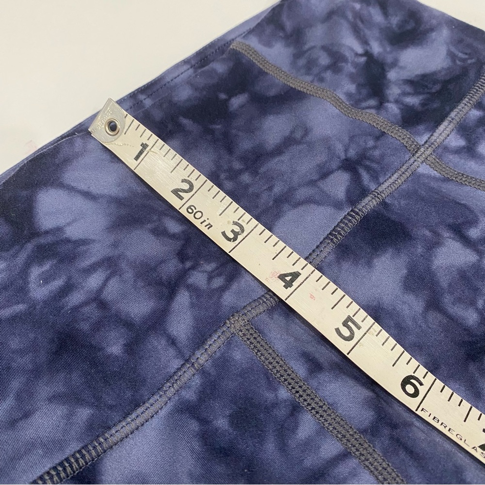 ATHLETA  POWERVITA SALUTATION HIGH-RISE 7/8 TIE DYE BLUE LEGGINGS SIZE SMALL - Picture 8 of 16